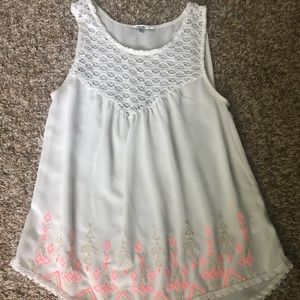 White tank top -S